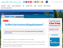 Tablet Screenshot of anguilla-beaches.com